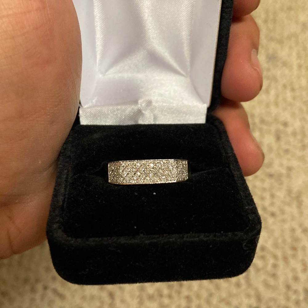 All natural diamond fell free to send offer only wore once